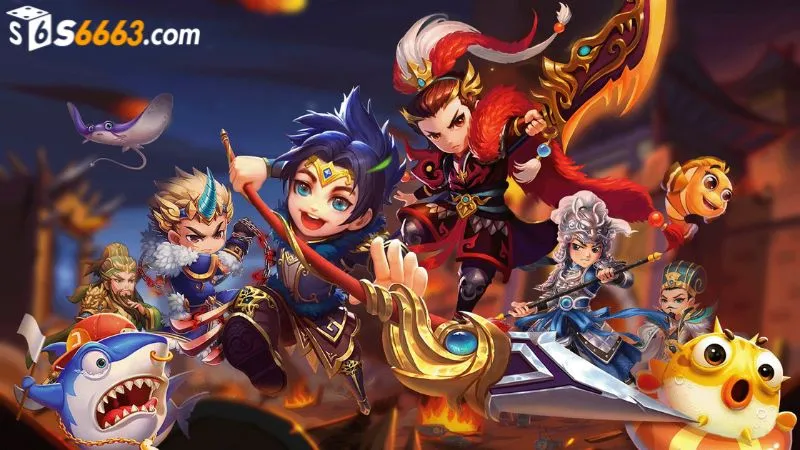 Đa dạng vũ khí mọi cấp độ có mặt trong game bắn cá